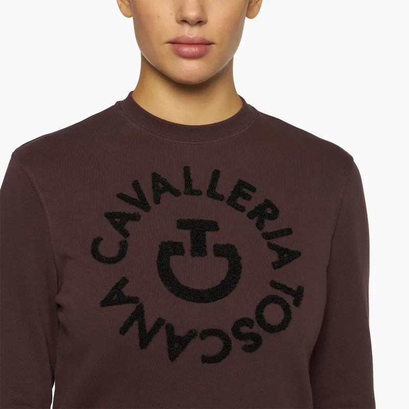 Cavalleria Toscana Orbit Sweatshirt Dark Purple-4
