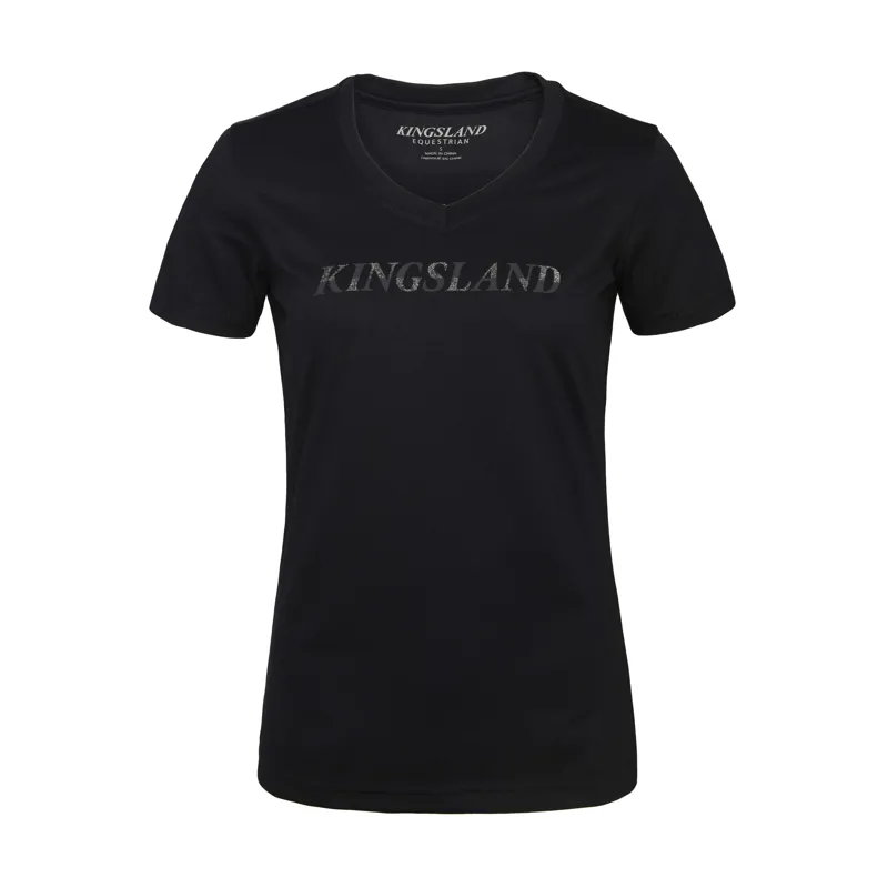 Kingsland Bianca V Neck T- Shirt Navy