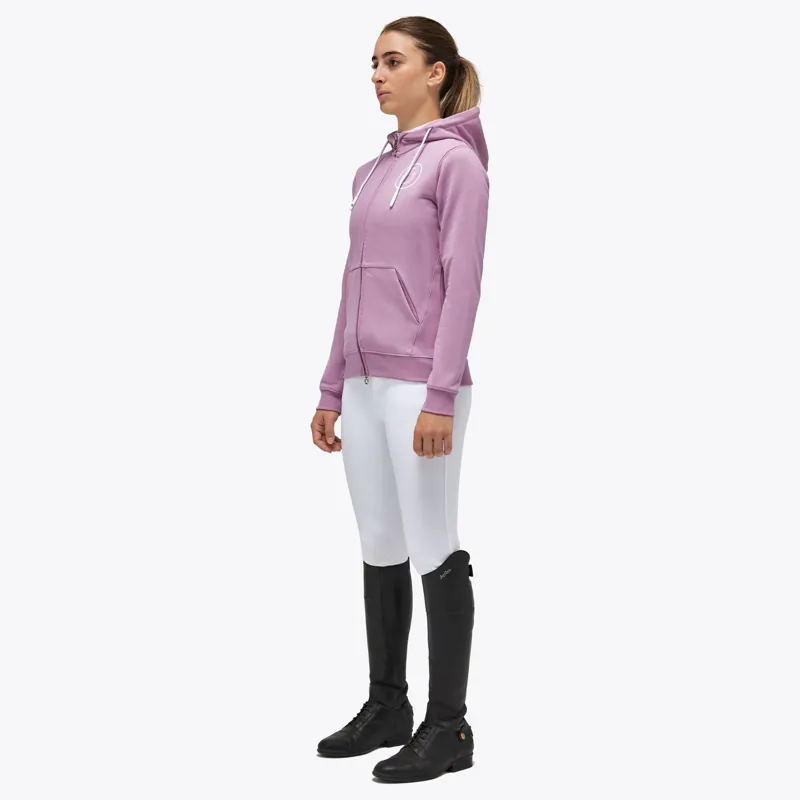 CT Girls Cross Stitch Cotton Hoodie Pink-1