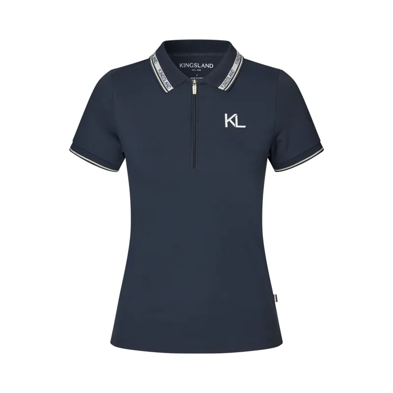 Kingsland KLNaira Ladies Pique Polo Shirt Navy