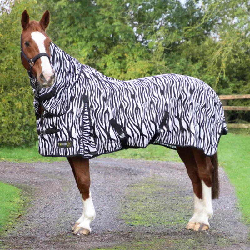 Battles StormX Original Zebra Print Fly Rug