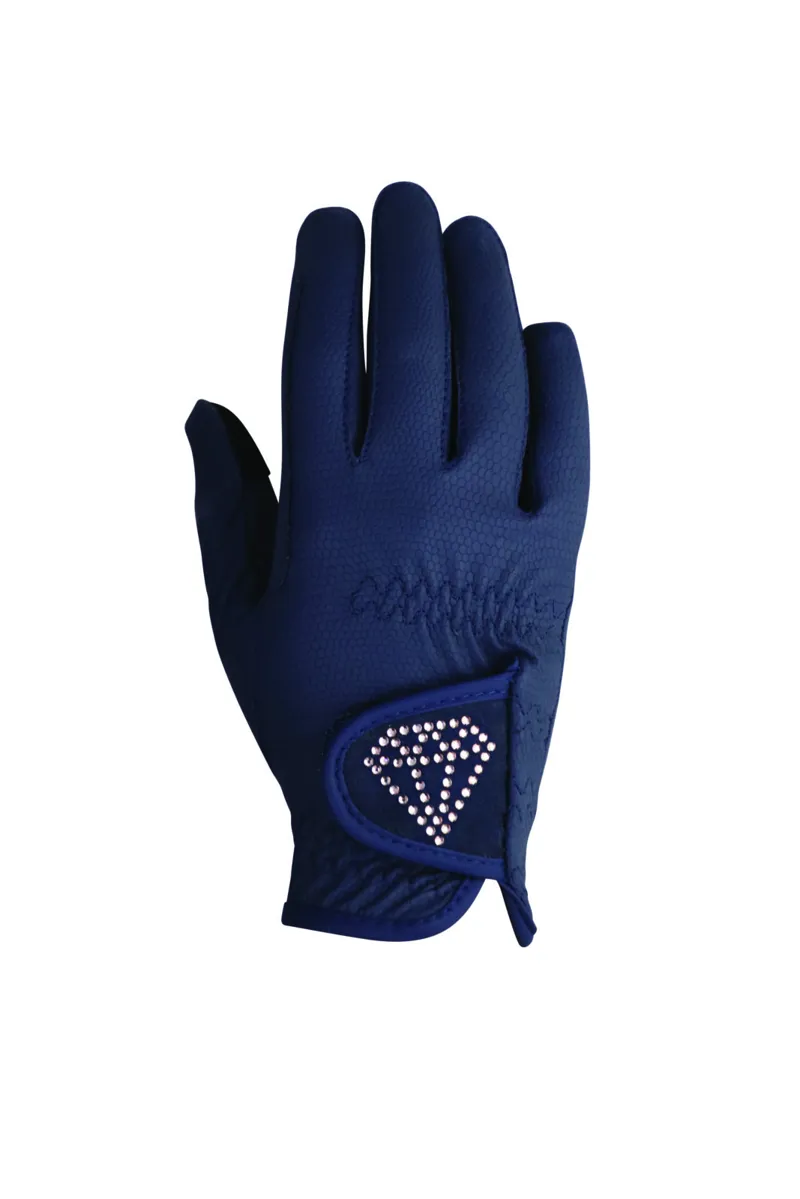 HY Cadiz Kids Riding Glove Navy