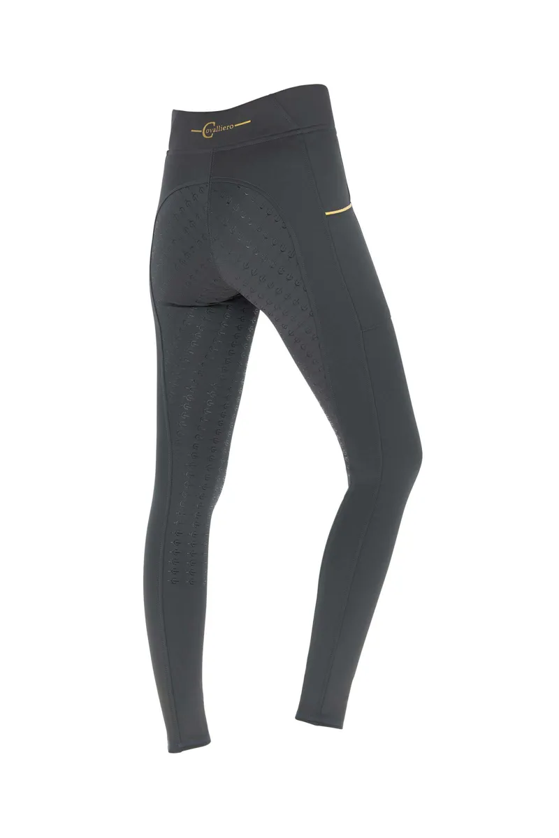 Covalliero Ladies Winter Riding Tights Graphite