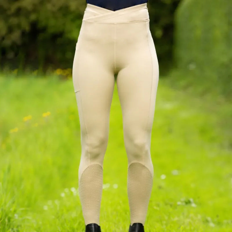 HY Equestrian Fordwich Riding Tights Beige