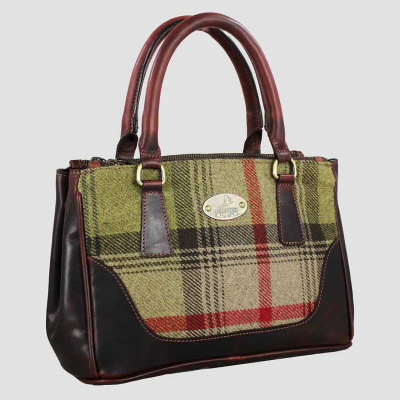 Grays Jodie Handbag Brown and Tweed