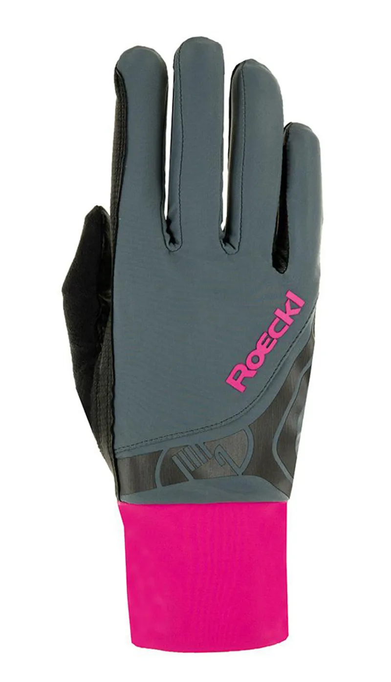 Roeckl Melbourne Gloves Grey/Pink