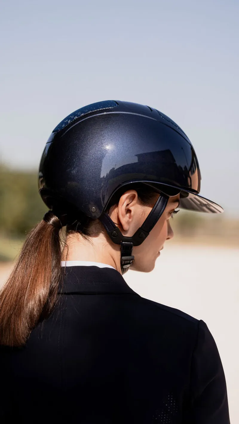 Kask Pure Shine Lady Riding Hat Navy-3