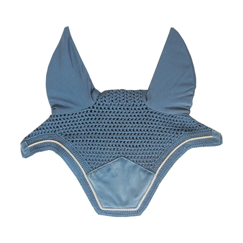 Kentucky Horsewear Velvet Wellington Fly Veil Light Blue