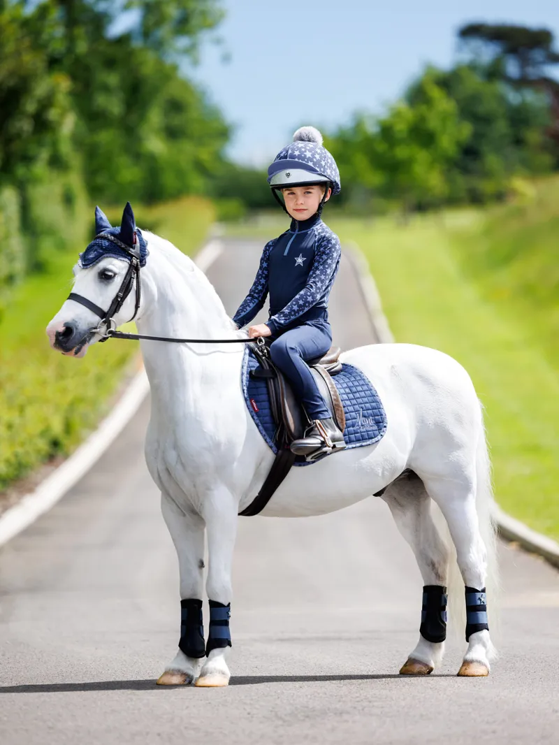 LeMieux Mini Jump Saddle Pad Indigo-1