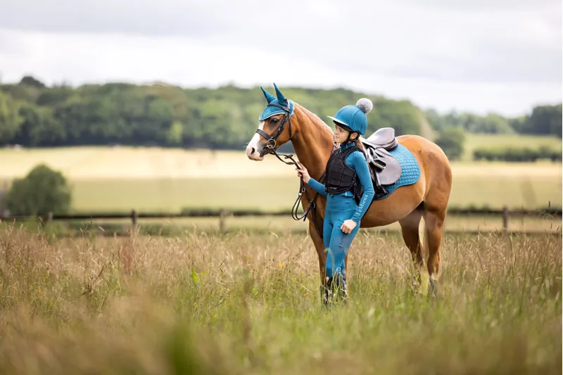LeMieux Suede GP Saddlepad Marine-1