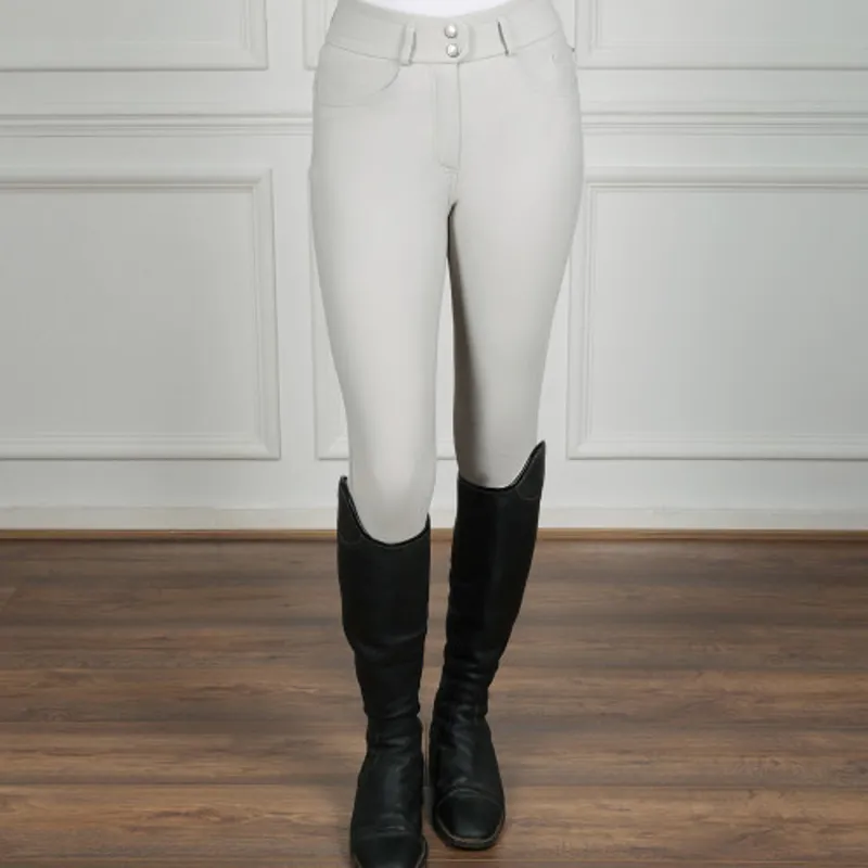 Coldstream Leadmore Diamante Breech - Pearl Grey-3