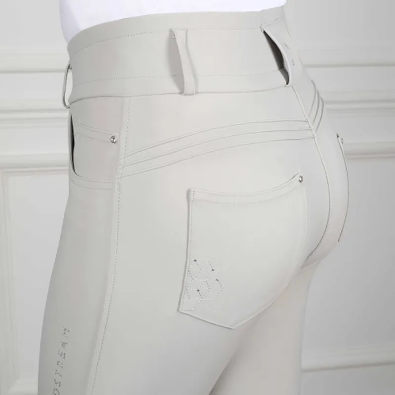 Coldstream Leadmore Diamante Breech - Pearl Grey-2