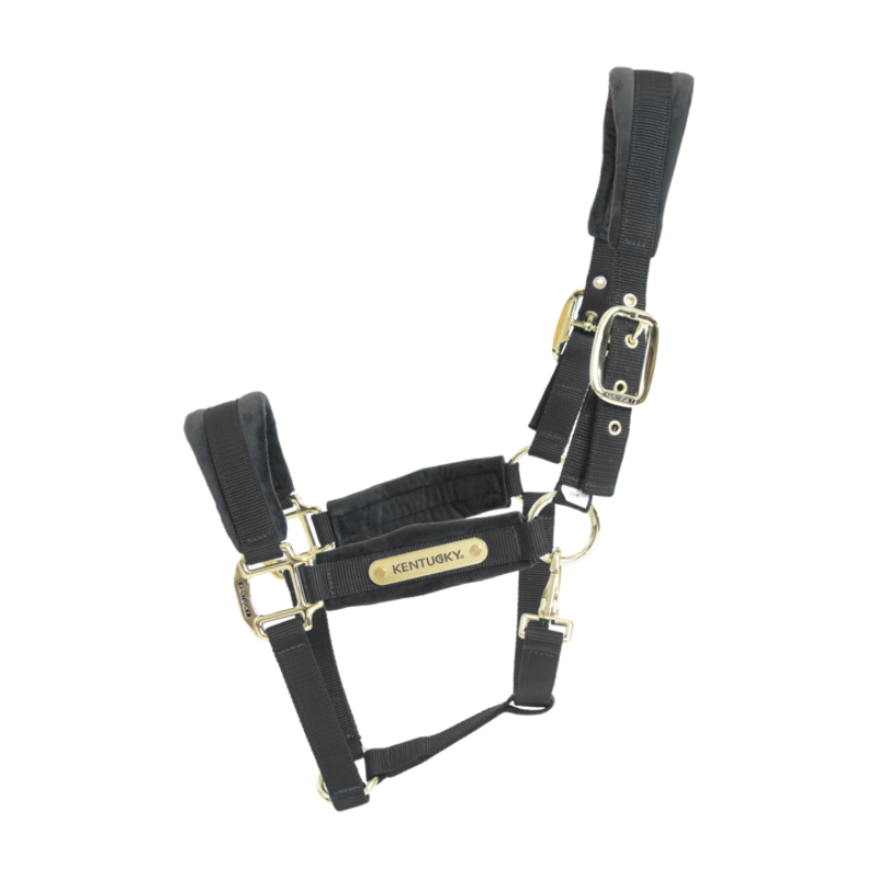 Kentucky Horsewear Velvet Halter Black-2