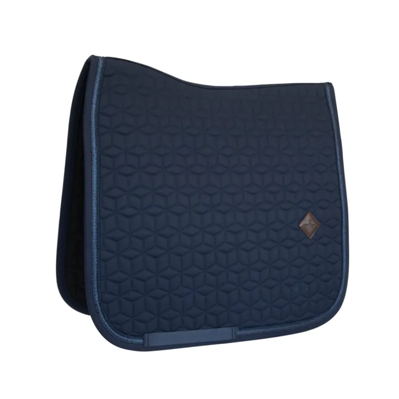 Kentucky Horsewear Glitter Rope DR Saddle Pad Navy