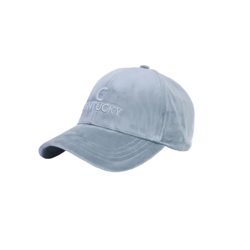 Kentucky Horsewear Velvet Cap Light Blue