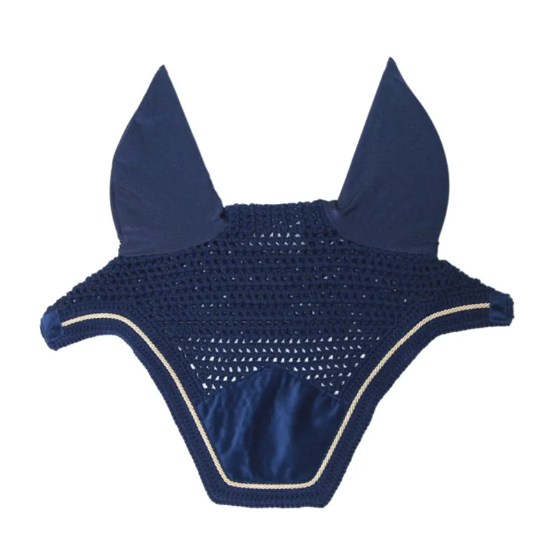 Kentucky Horsewear Velvet Fly Veil Wellington Navy