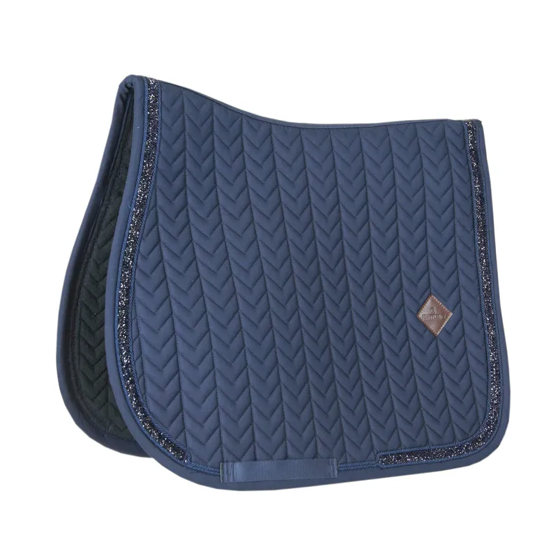 Kentucky Horsewear Glitter Stone Saddle Pad GP Navy