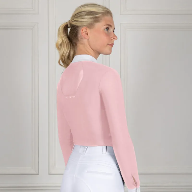 Coldstream Larkhall Diamante Show Shirt - Pink-1
