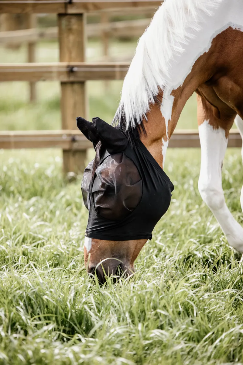 Kentucky Horsewear Fly Mask Slim Fit Black-1