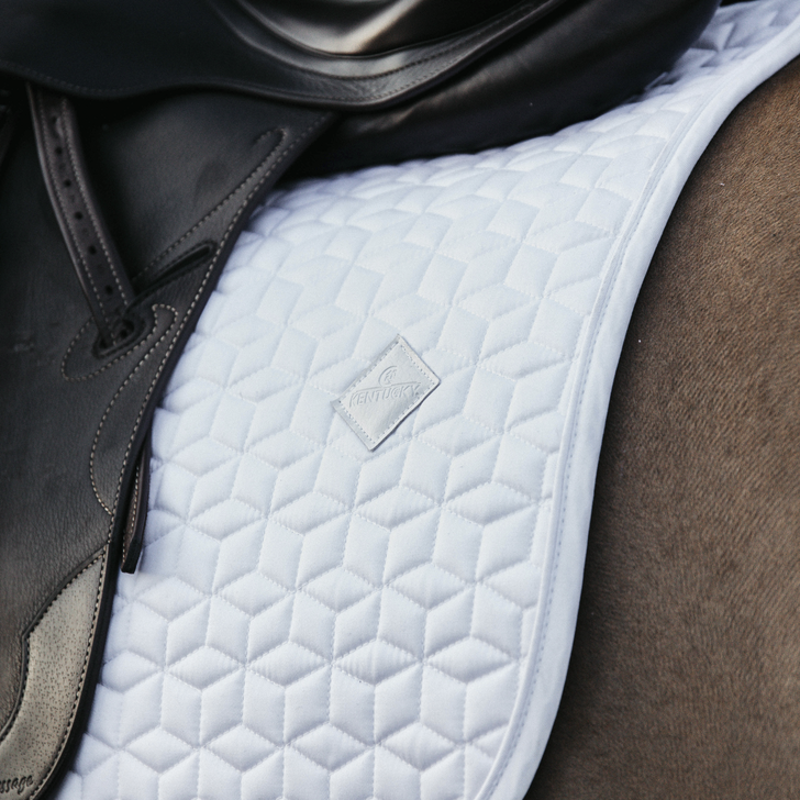 Kentucky Horsewear Saddle Pad Classic Dressage White-2