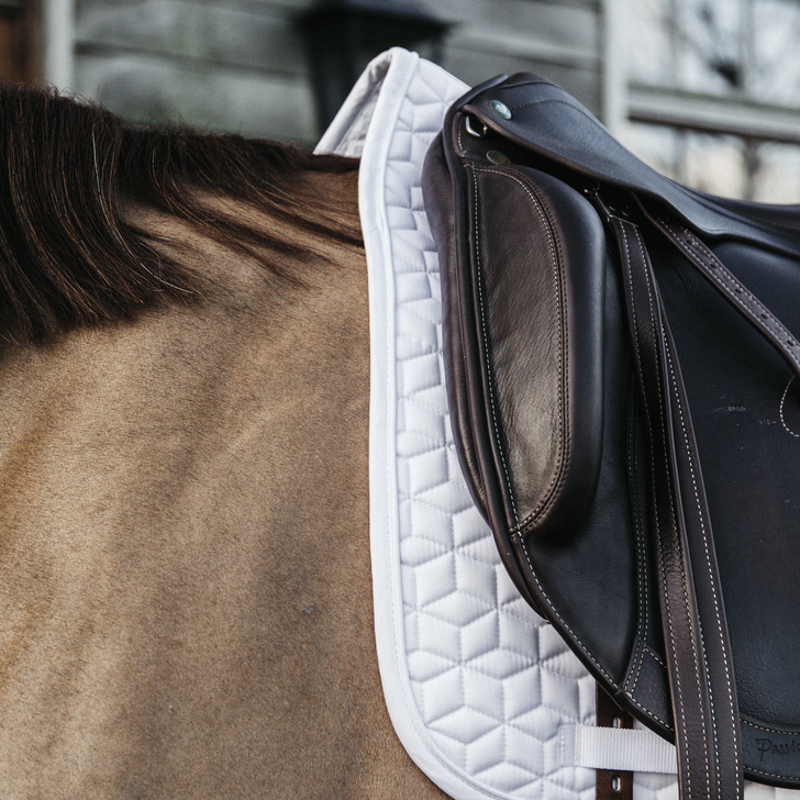 Kentucky Horsewear Saddle Pad Classic Dressage White-1