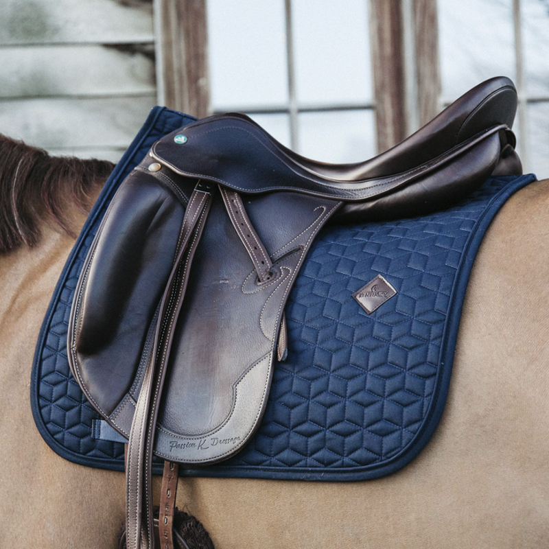 Kentucky Horsewear Saddle Pad Classic Dressage Navy-3