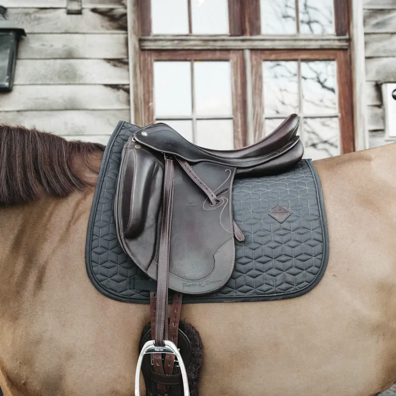 Kentucky Horsewear Saddle Pad Classic Dressage Grey