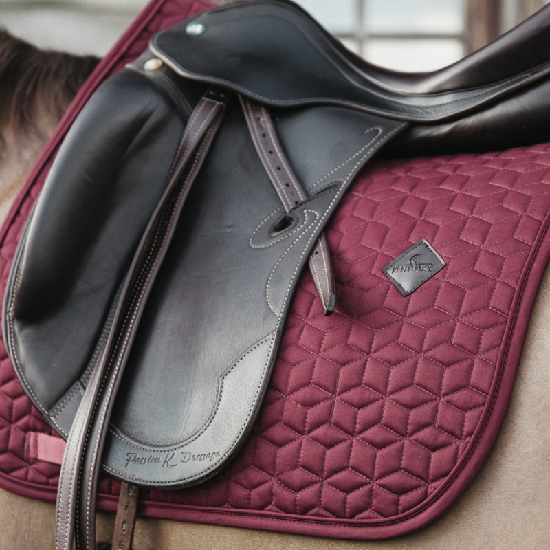 Kentucky Horsewear Saddle Pad Classic Dressage Bordeaux-1