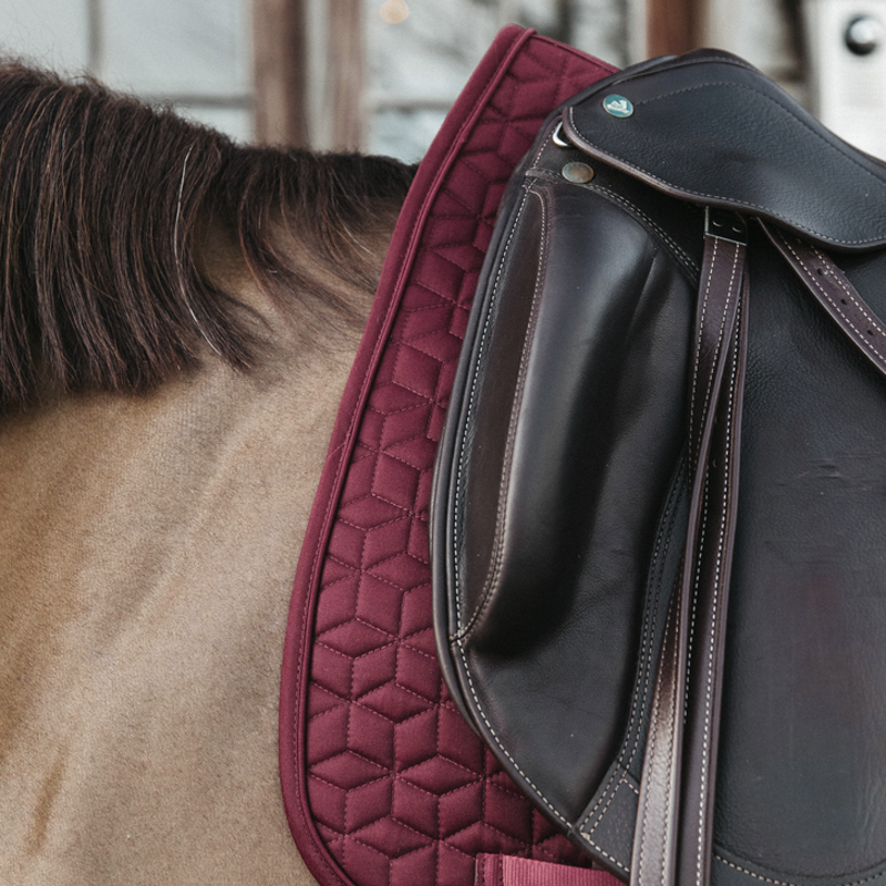 Kentucky Horsewear Saddle Pad Classic Dressage Bordeaux-2