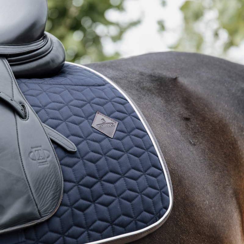 Kentucky Horsewear Skin Friendly Saddle Pad DR Navy-3