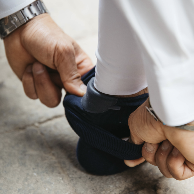 Kentucky Achillies Gel Socks Navy-2