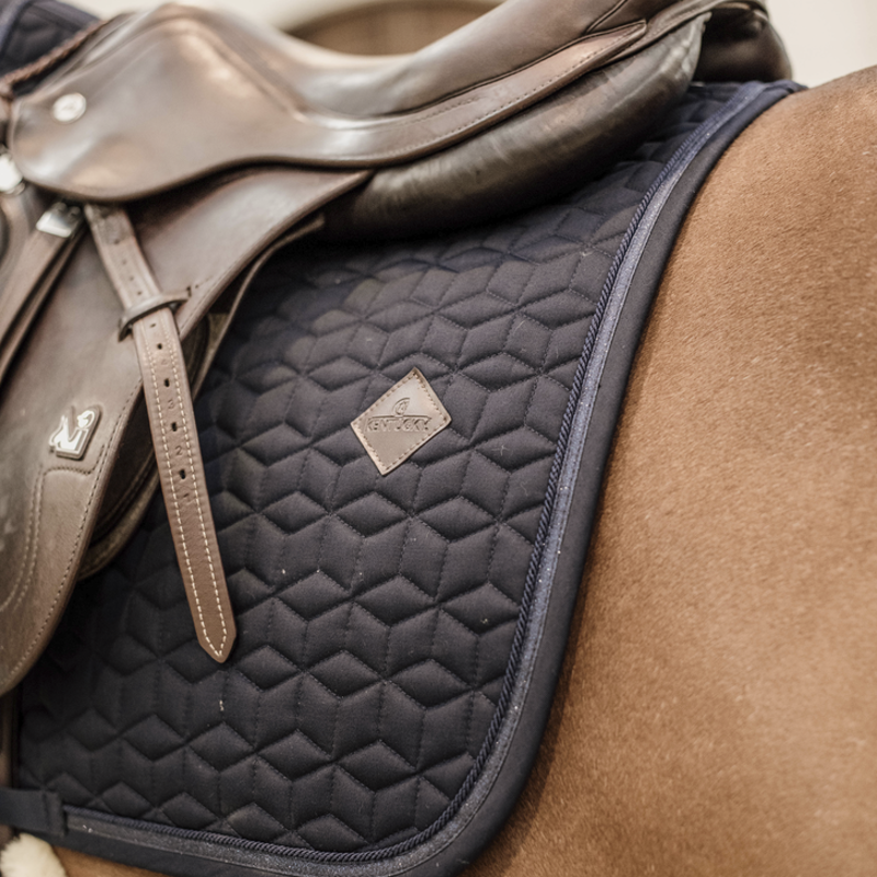 Kentucky Horse Glitter Rope Saddle Pad SJ Navy-3