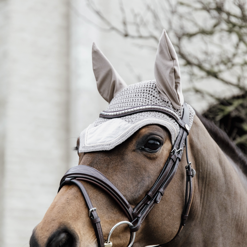 Kentucky Fly Veil Wellington Velvet Basic Beige-2