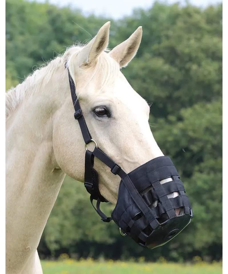 Shires Comfort Grazing Muzzle Black