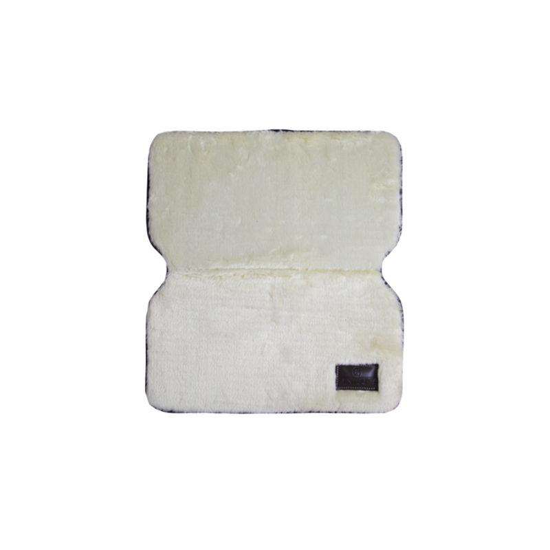 Kentucky Horsewear Horse Bib Chest Protection Sheepskin Natural-1