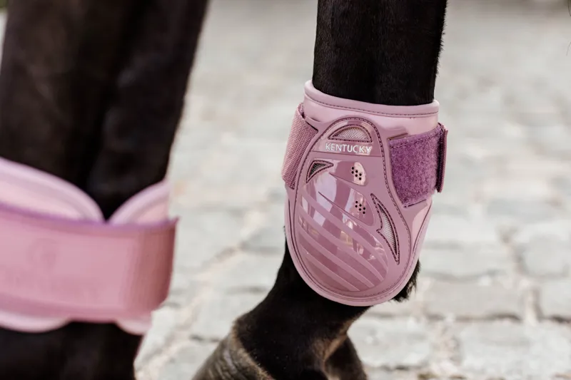 Kentucky Horsewear Young Horse Fetlock Boots Air Old Rose-1