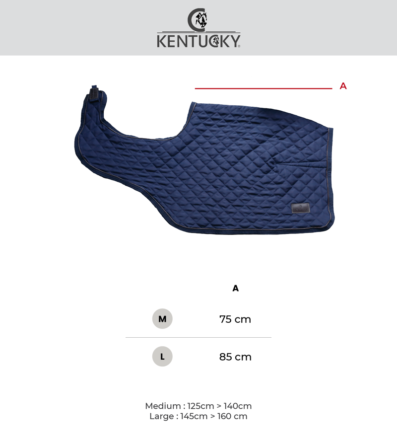 Kentucky Horsewear Riding Rug Navy-4