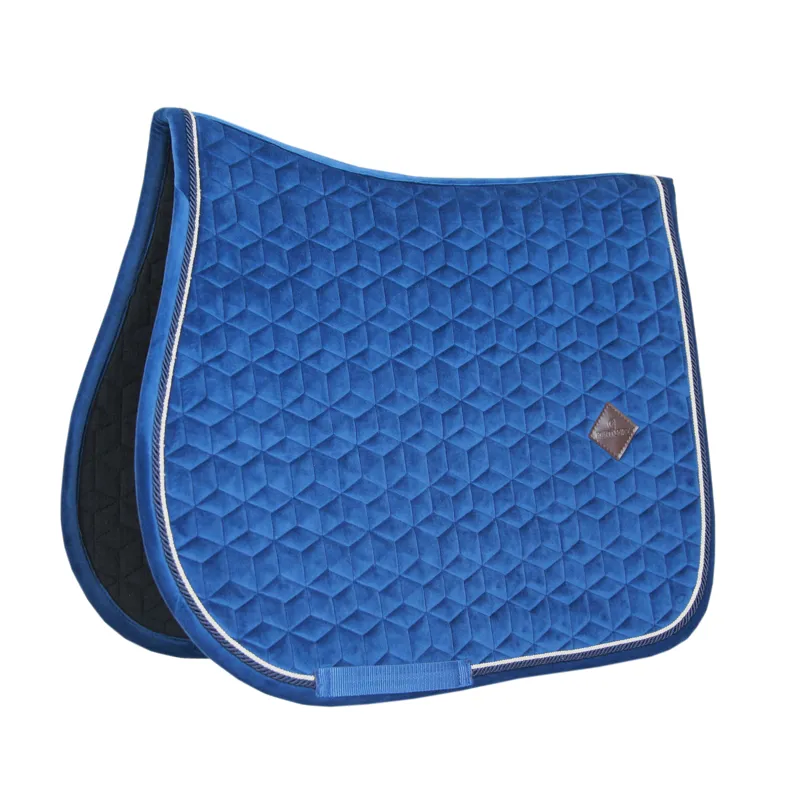 Kentucky Horsewear Saddle Pad Basic Velvet SJ Navy