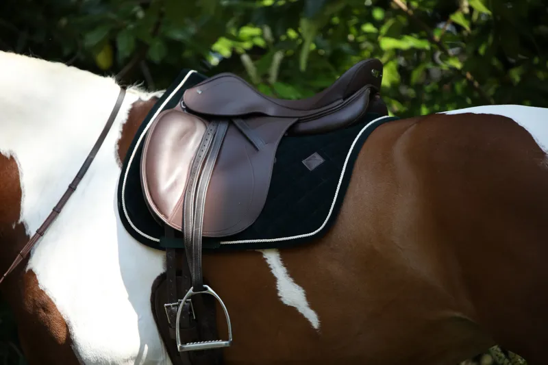 Kentucky Horsewear Corduroy Saddle Pad SJ Green-4