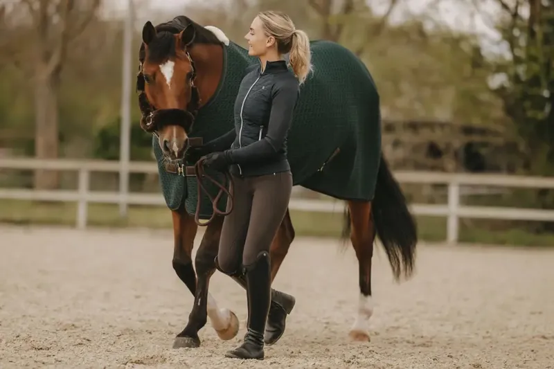 Kentucky Horsewear 4D Spacer Cooler Sheet Pine Green-2