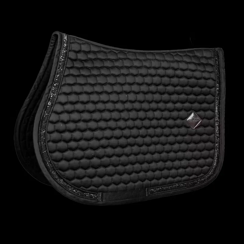 Kentucky Horsewear Saddle Pad Glitter Band SJ Black-2