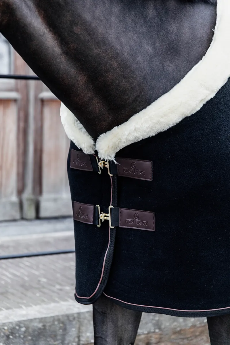 Kentucky Horsewear Fleece Show Rug Heavy Black-2