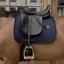 Kentucky Skin Friendly Saddle Pad Sheepskin Diamond Dressage - Navy