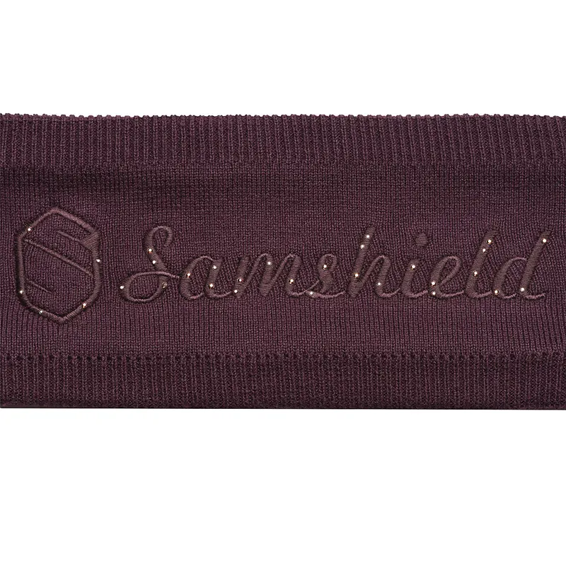 Samshield Amalie Bonnie Headband Aubergine/Rose Gold