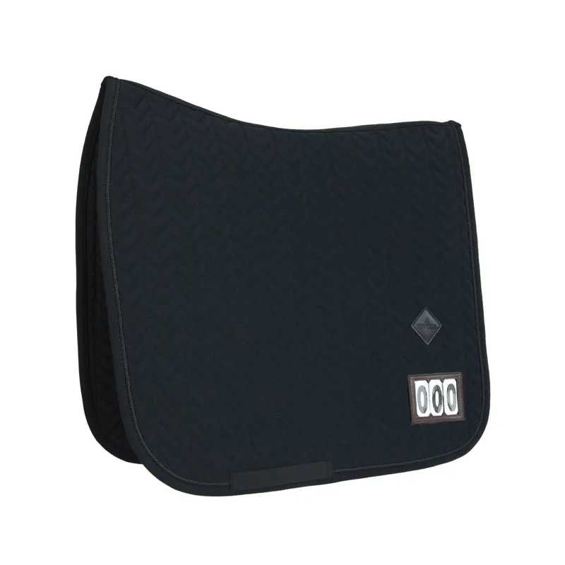 Kentucky Horsewear Fishbone Saddle Pad Competition Dressage Black