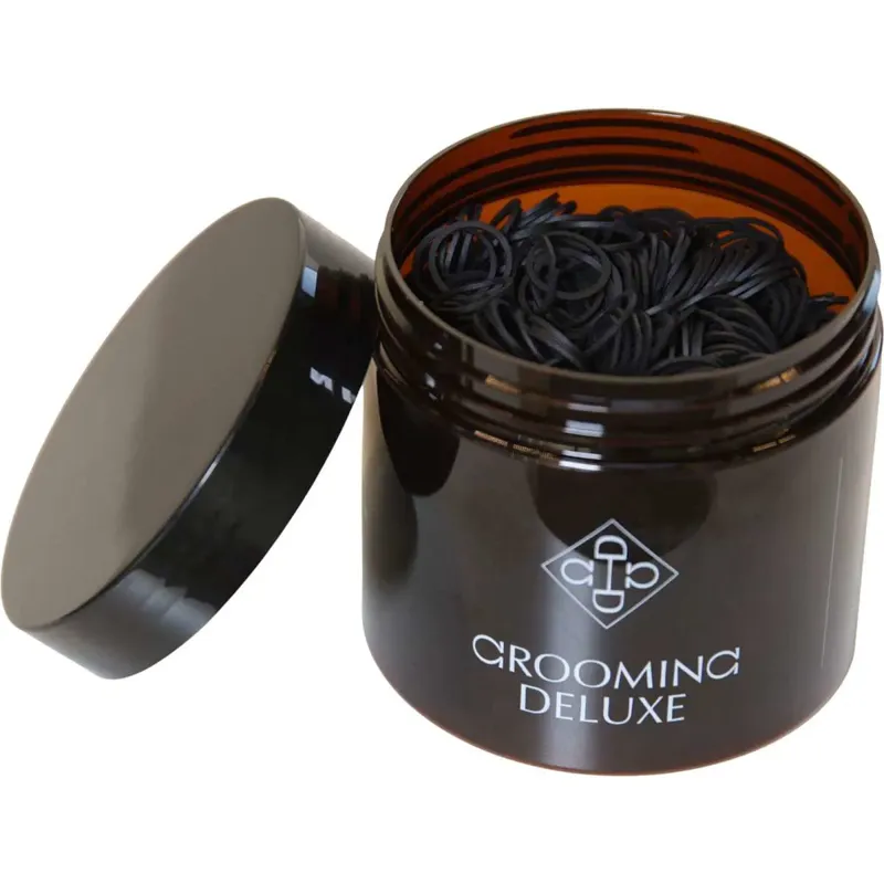 Grooming Deluxe 1500 Plaiting Bands - Black
