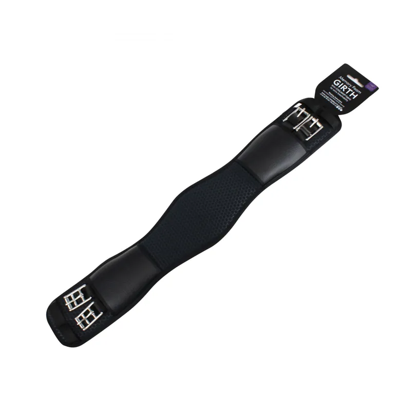 KM Elite Memory Foam Dressage Girth Black