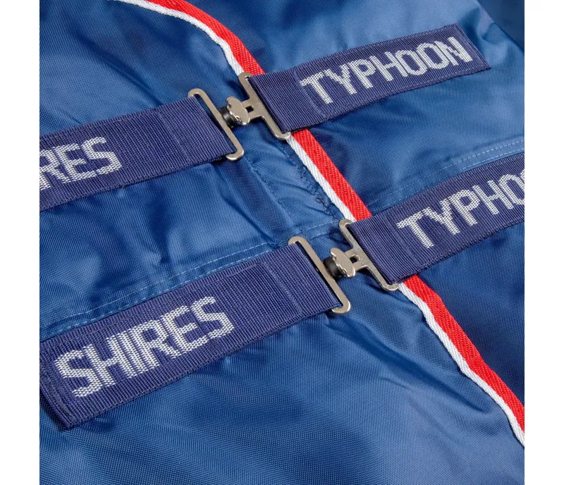 Shires Typhoon 100g Combo Turnout Rug Navy-6