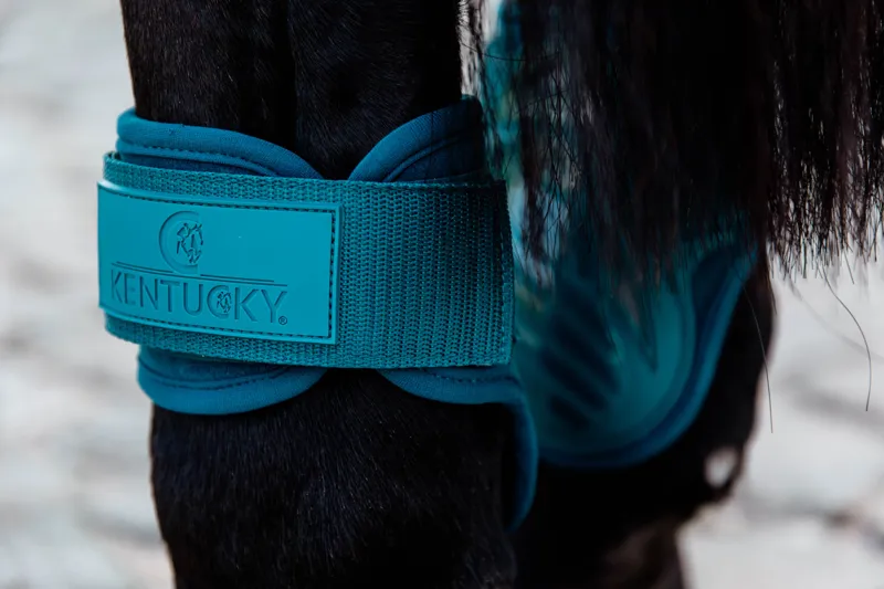 Kentucky Horsewear Young Horse Fetlock Boots Air Emerald-1