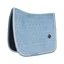 Kentucky Horsewear Saddle Pad Velvet Dressage Light Blue